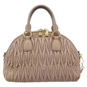Miu Miu Matelasse Handbag Pink